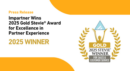 Impartner Wins 2025 Gold Stevie® Award for Excellence in Partner Experience
