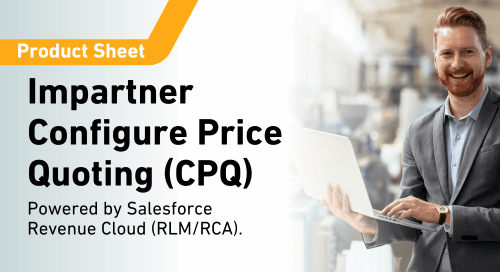 Impartner Configure Pricing Quoting (CPQ) Tool