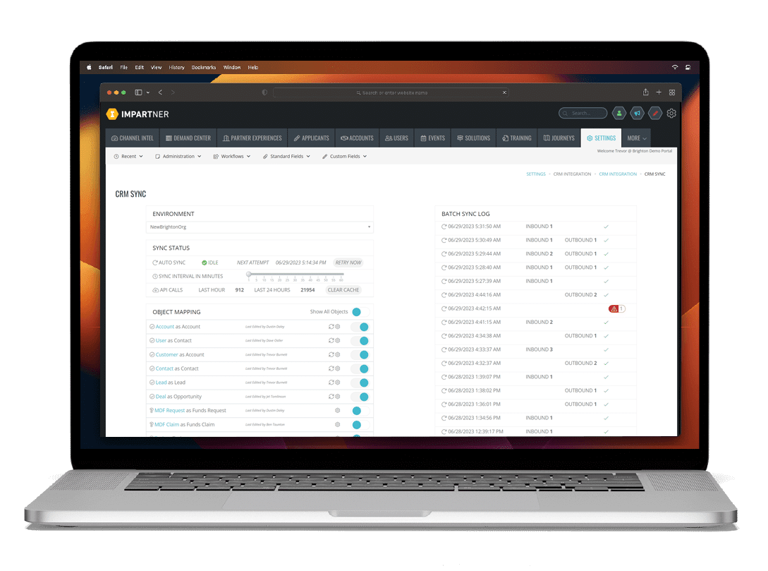 Salesforce animated screen